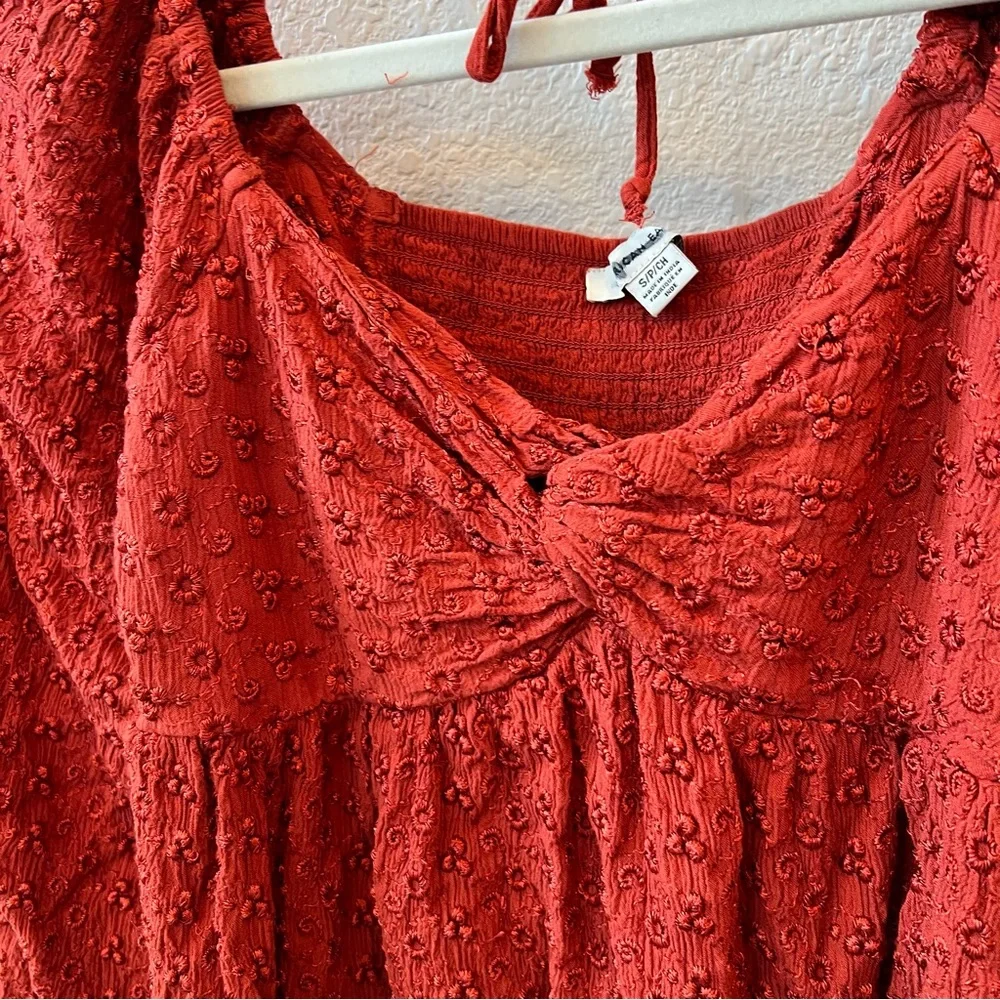 AMERICAN EAGLE Baby Doll 3/4 sleeve Top